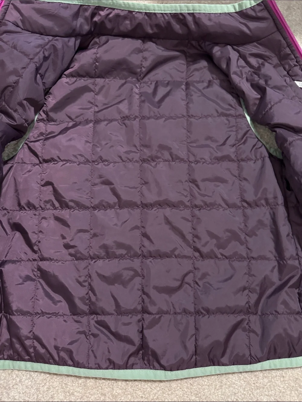 Cotopaxi Teca Calido Vest Pink Brown Reversible Purple Colorblock Full Zipper-XS